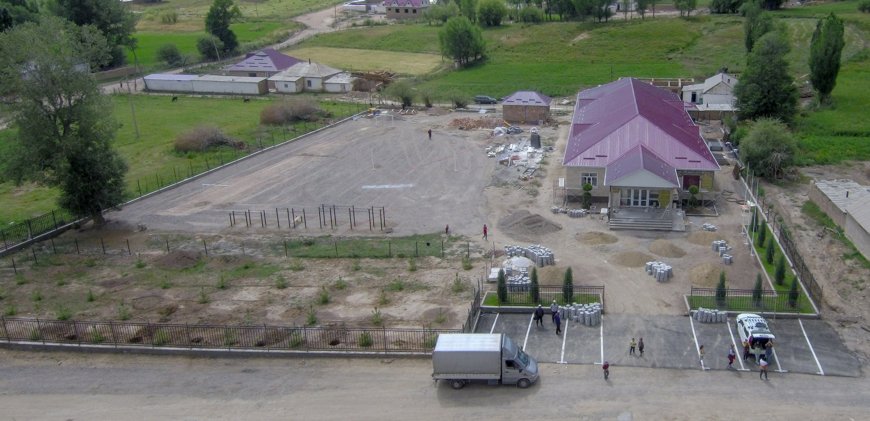 Одна из самых современных школ по оснащению открывается в Нарынской области Кыргызстана!