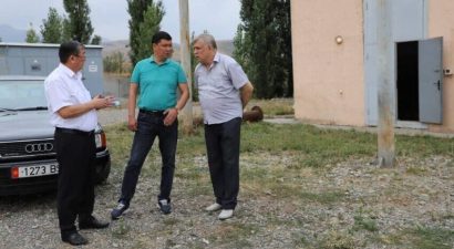 Айбек Джунушалиев провел выездную встречу на водозабор «Башкара-Суу»