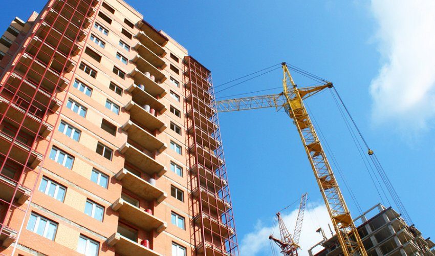 Процесс строительства многоэтажных домов