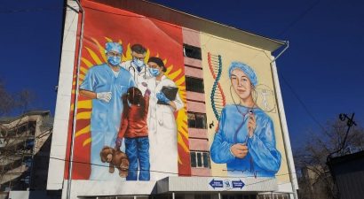 В Бишкеке появилась новая монументальная живопись