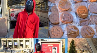 Вырежи фигурку: сахарные соты из «Игры в кальмара» в Бишкеке
