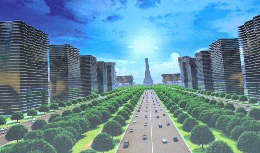 Город будущего «Асман» начнут строить весной 2022-года