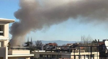 Во Франции на фабрике денег вспыхнул сильный пожар
