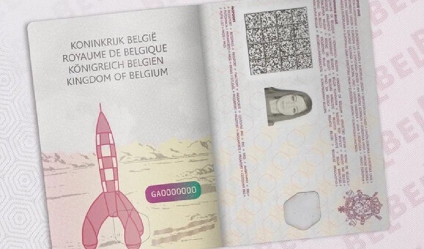 Национальный паспорт граждан  Бельгии