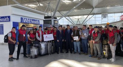 В Великобританию на сезонные работы прибыла первая группа кыргызстанцев