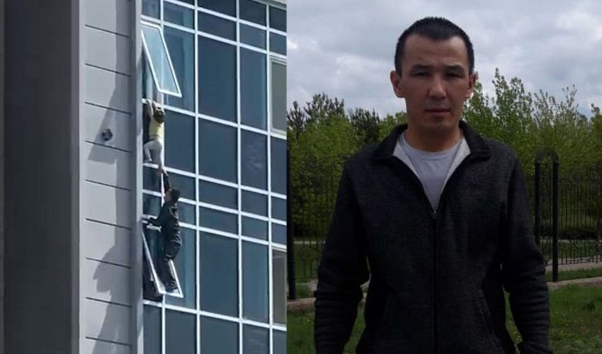Казахстанцу спасшего девочку, которая висела на 8-этаже подарили квартиру